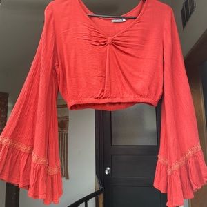 Cropped Long Sleeve EARTHBOUND Top